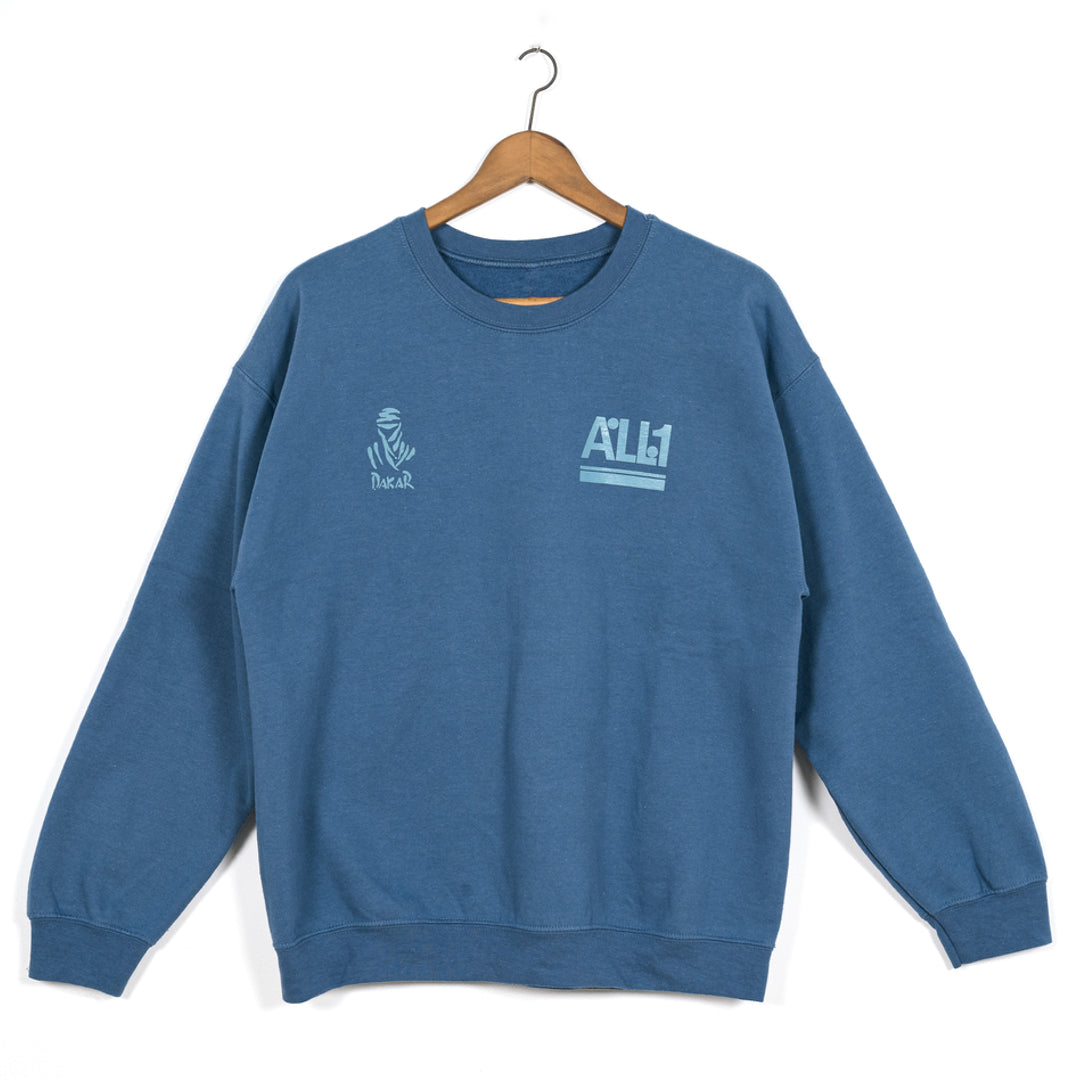 Sudadera unisex azul